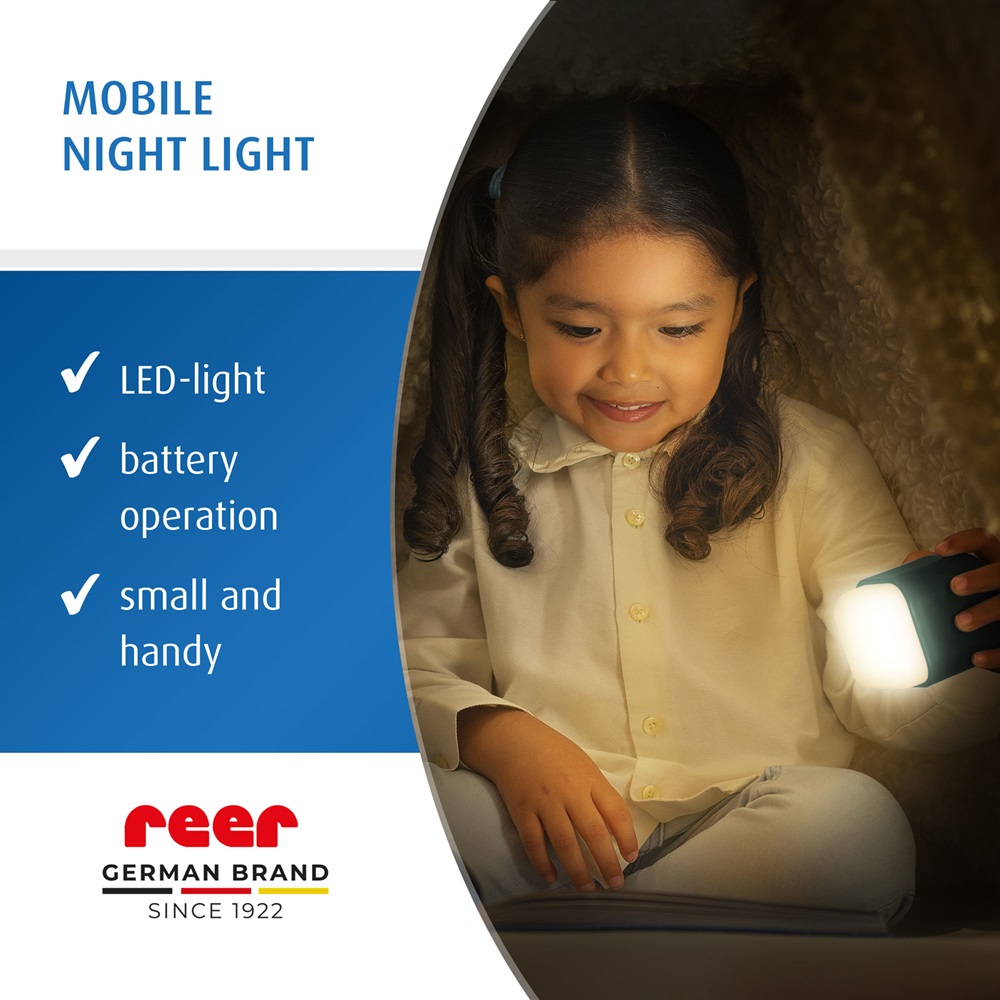 Night Light for Children - Reer Green Cube