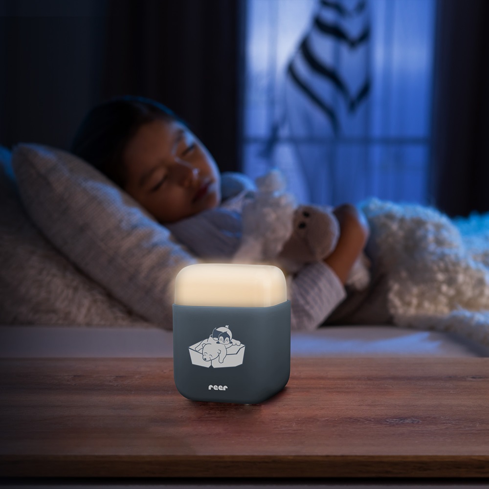 Night Light for Children - Reer Blue Cube