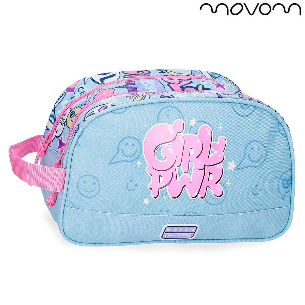 Toiletry bag for kids Movom Power Girl