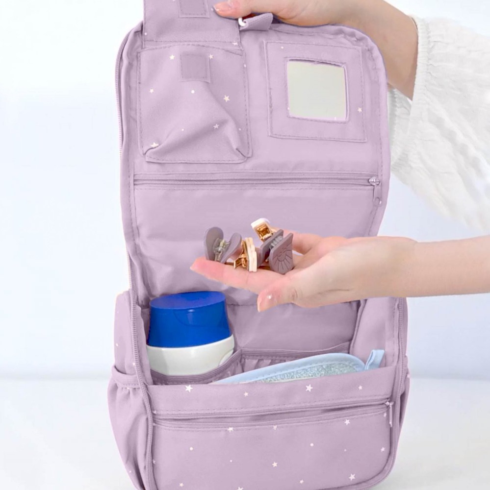 Children's Toiletry Bag - Tutete Stars Lilac