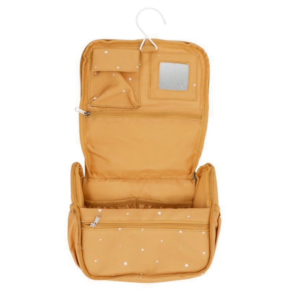 Children's Toiletry Bag - Tutete Stars Mustard