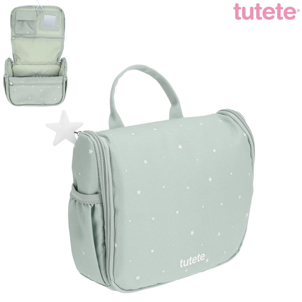 Children's Toiletry Bag - Tutete Stars Sage