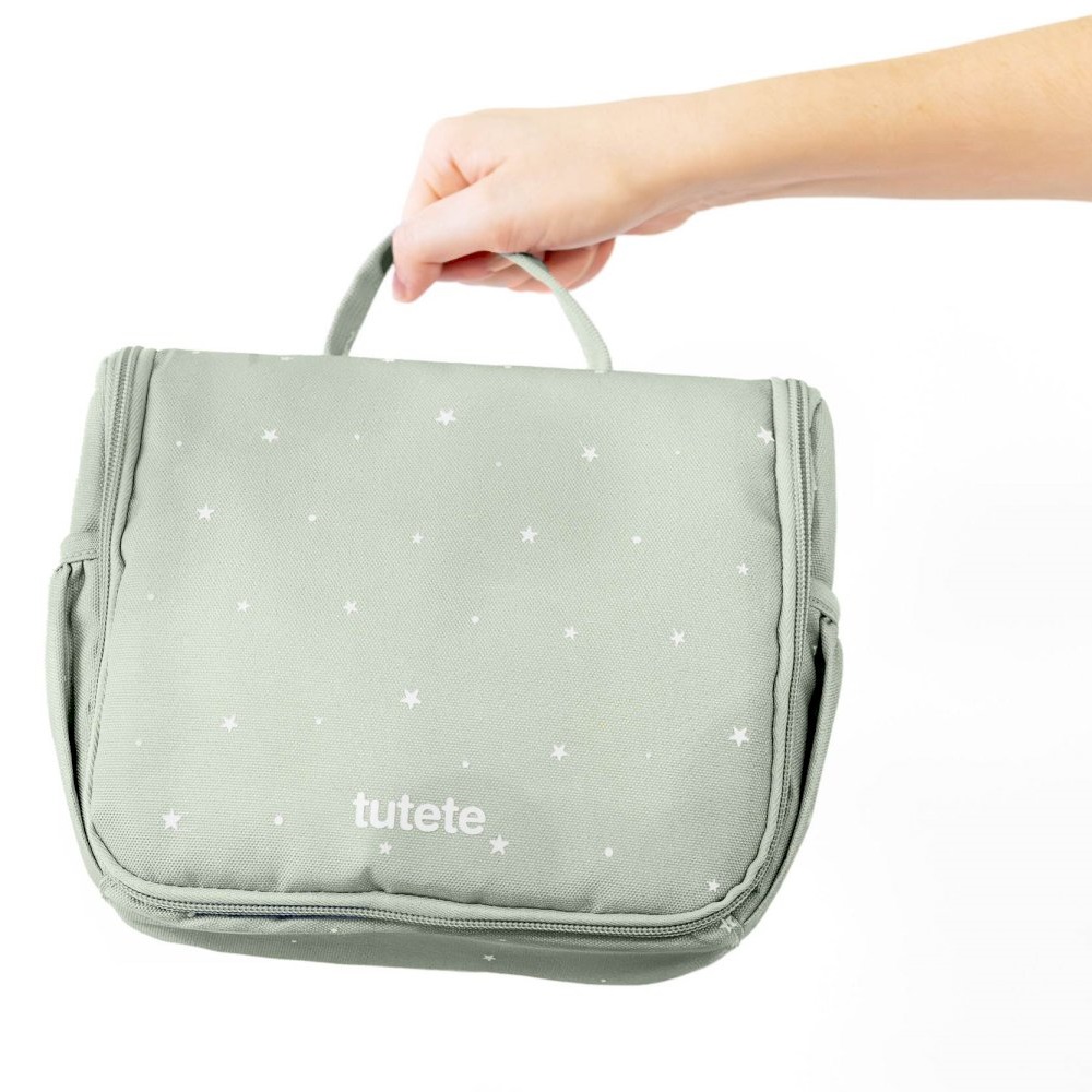Children's Toiletry Bag - Tutete Stars Sage