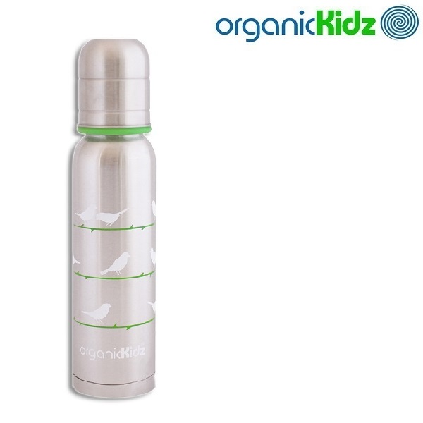 Thermal baby bottle OrganicKidz Chirpy