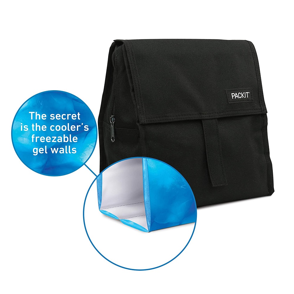 Freezable cooler bag PackIt Black