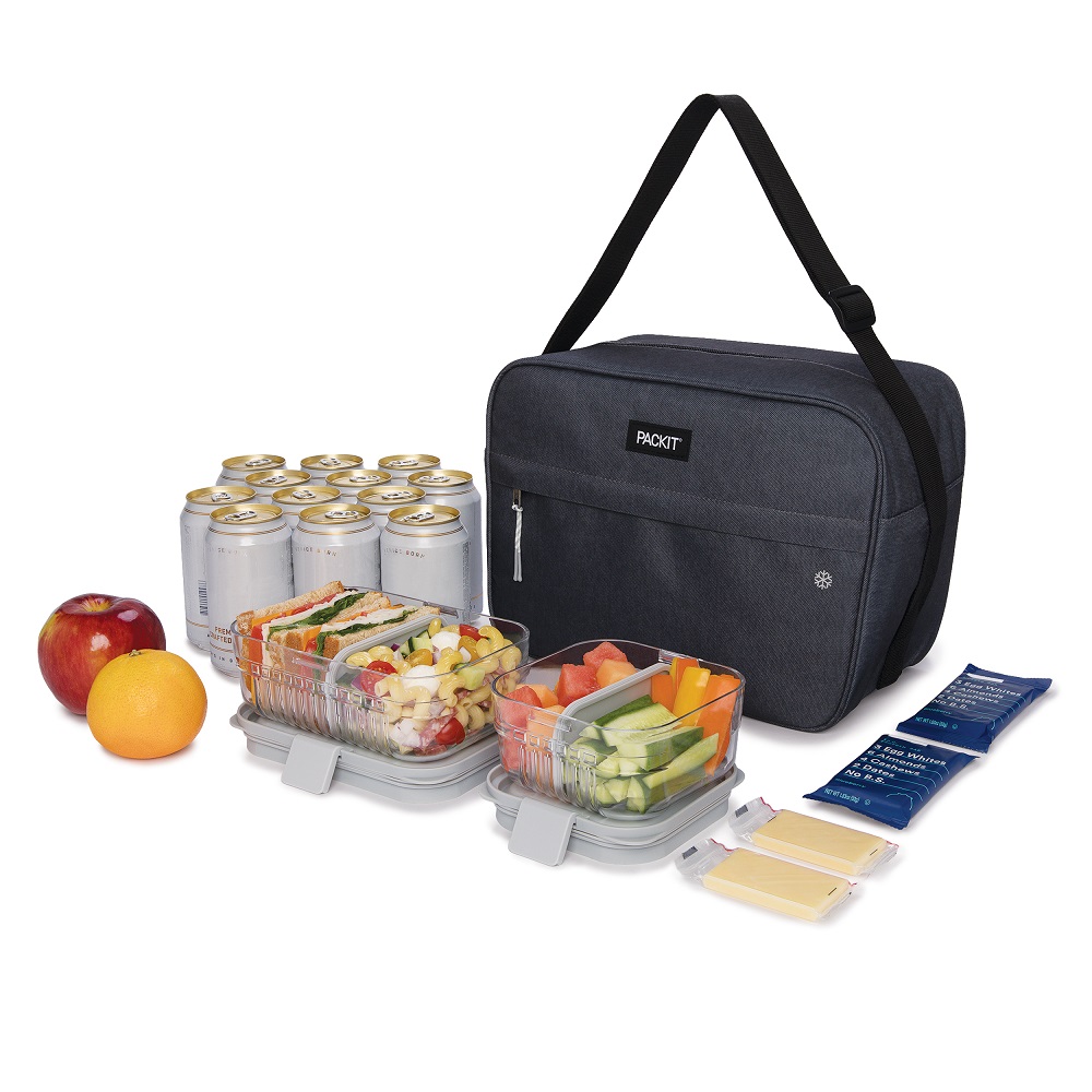 Freezable Cooler Bag PACKiT Zuma Charcole