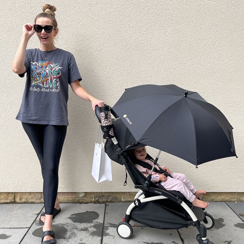 Pram parasol LittleLife Buggy Parasol Black