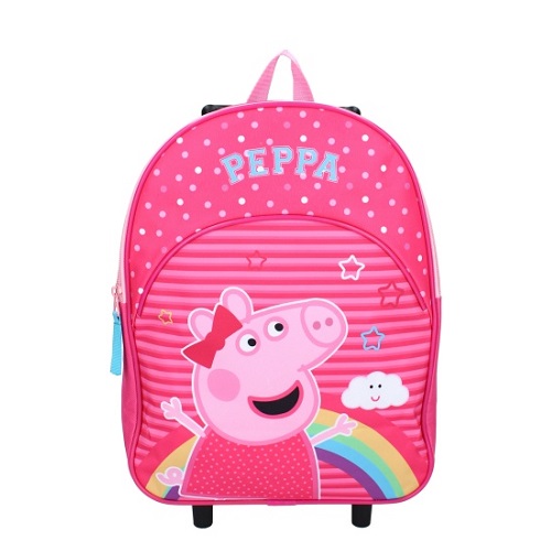 Kids Suitcase Peppa Pig Trolley Backpack Make Believe