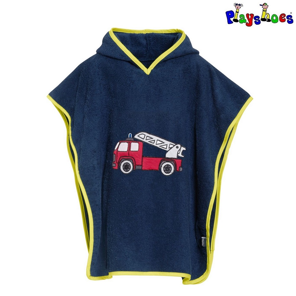 Children's beach poncho Playshoes Fire Truck