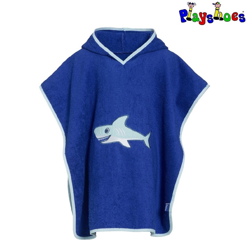 Beach poncho for children Playshoes Shark