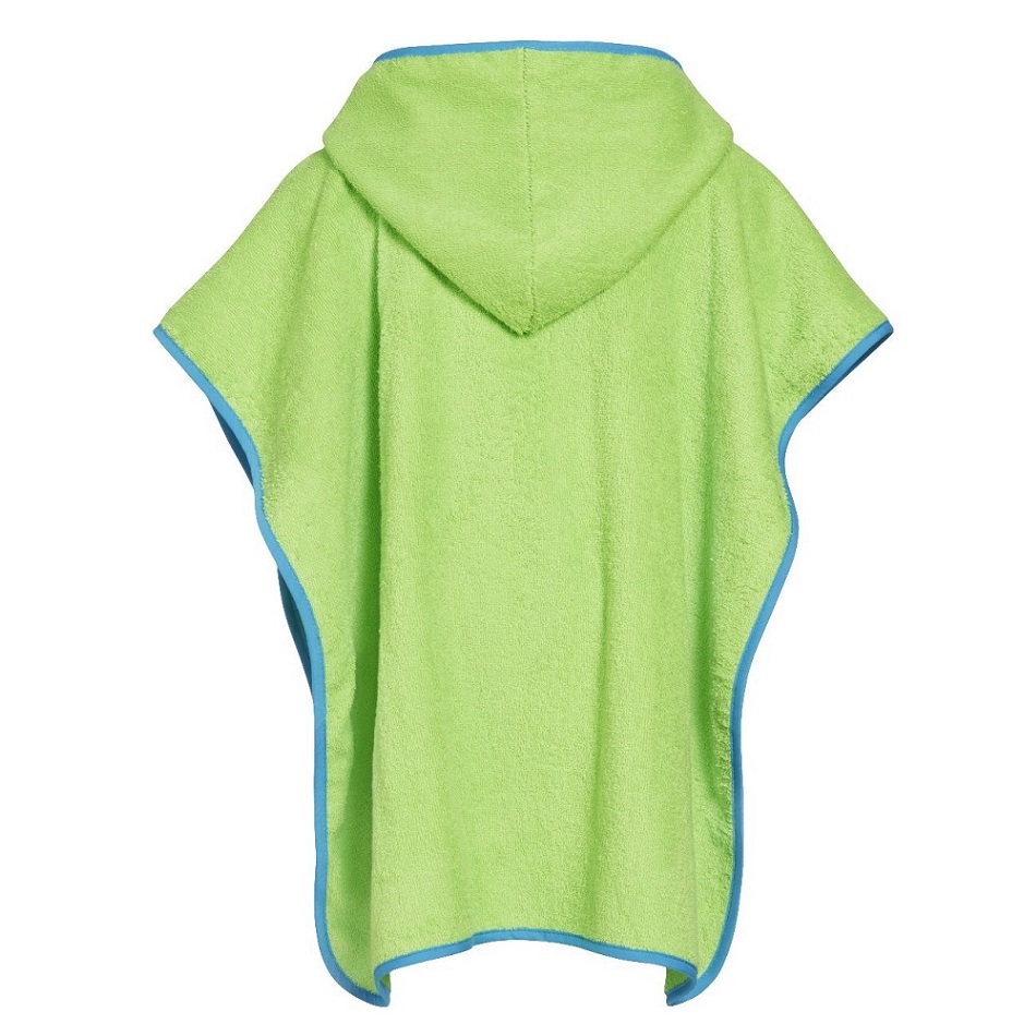 Kids beach poncho Playshoes Green Turtle