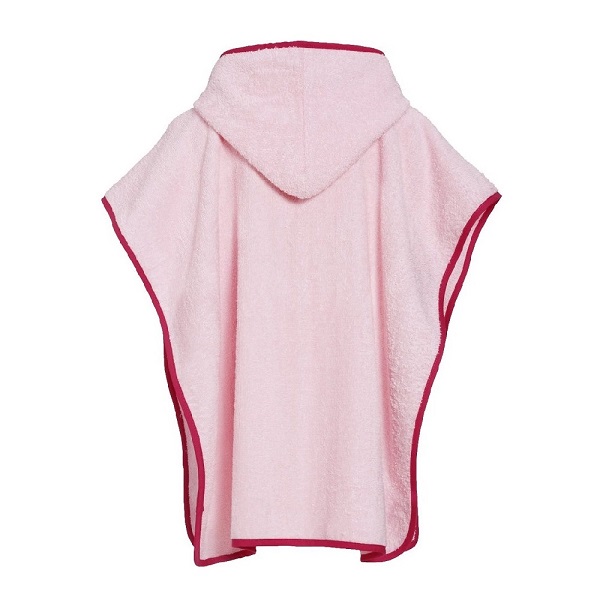 Kids beach poncho Playshoes Pink Owl