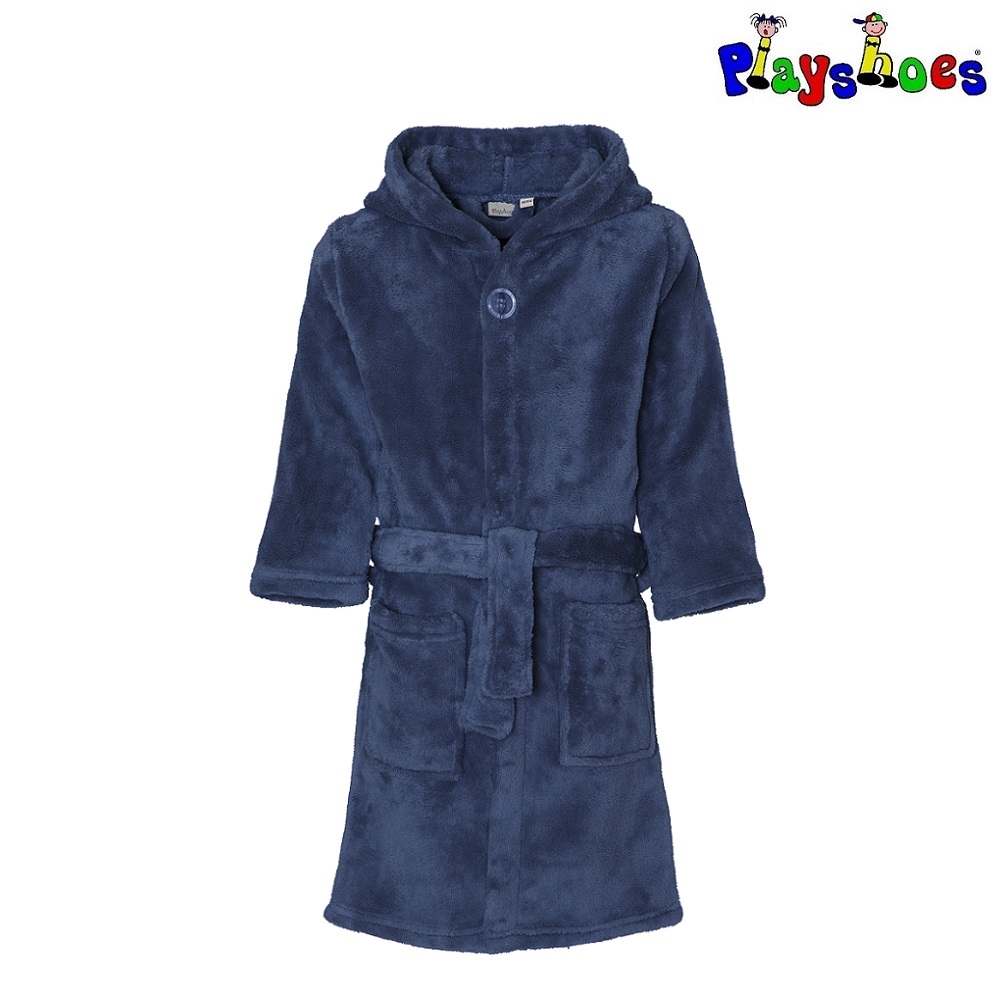 Children's bathrobe Playshoes Navy Blue