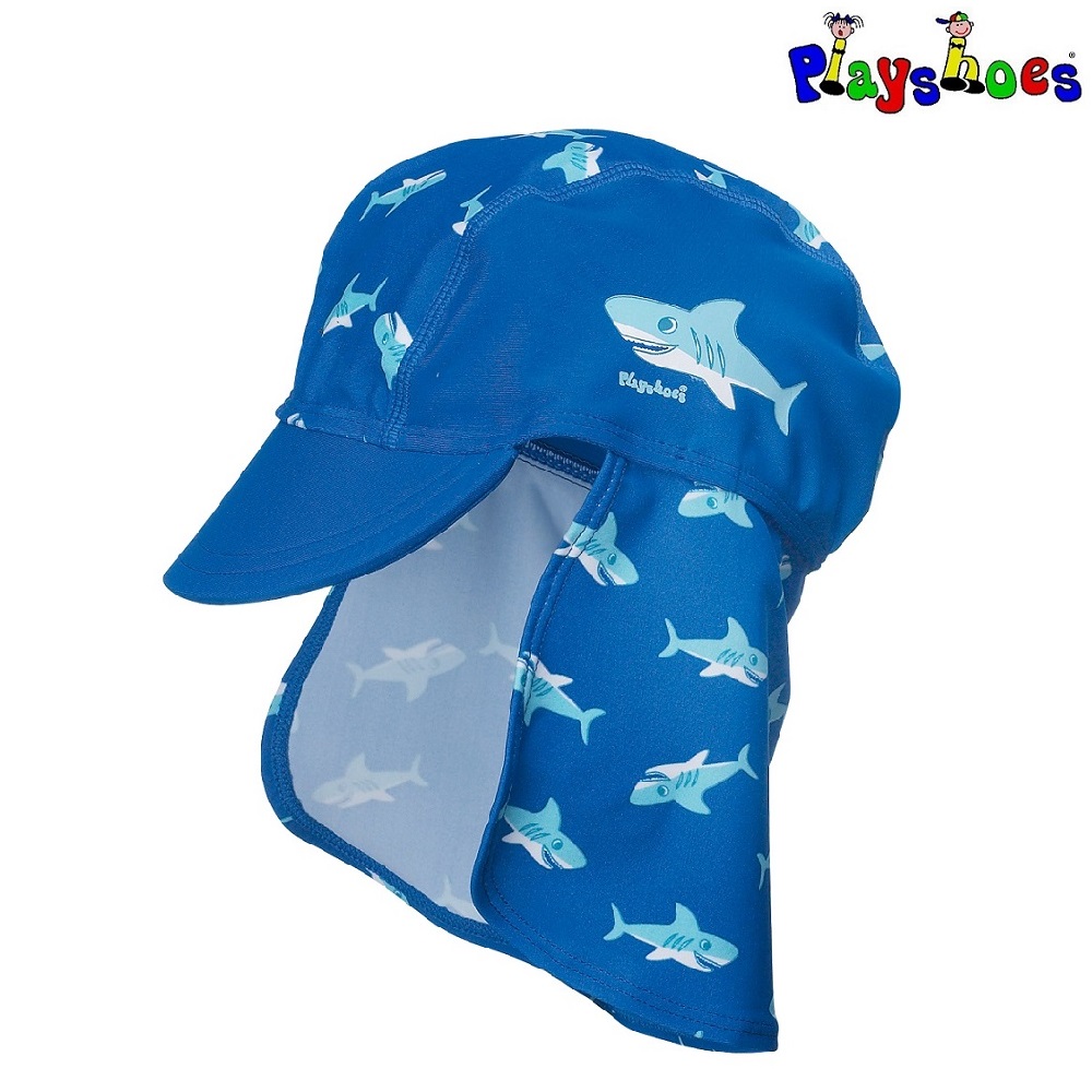 Kids' legionnaire sun cap Playshoes Shark