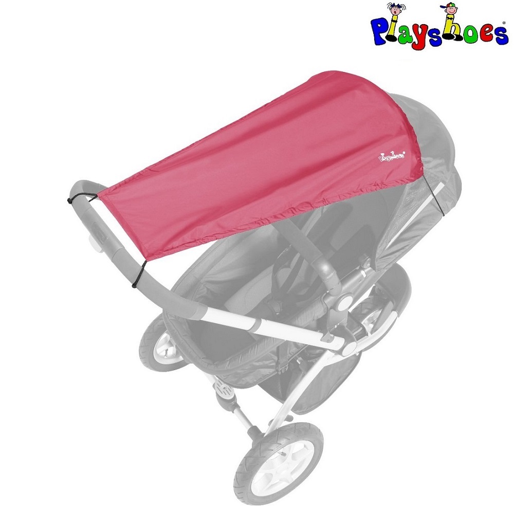 Pram sun cover Playshoes Red