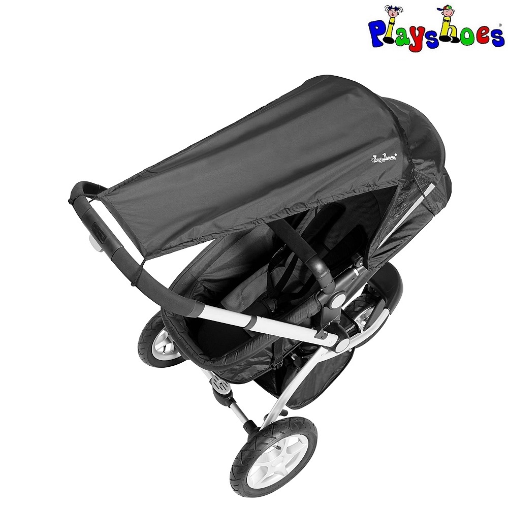 Pram sun cover Playshoes Black