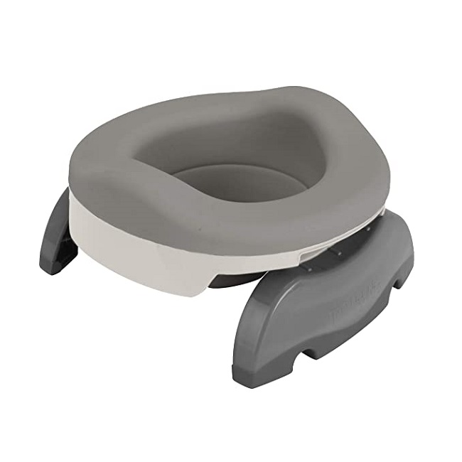 Travel potty and toilet trainer seat Potette Plus Grey Value Pack