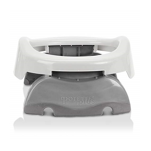 Travel potty and toilet trainer seat Potette Plus White