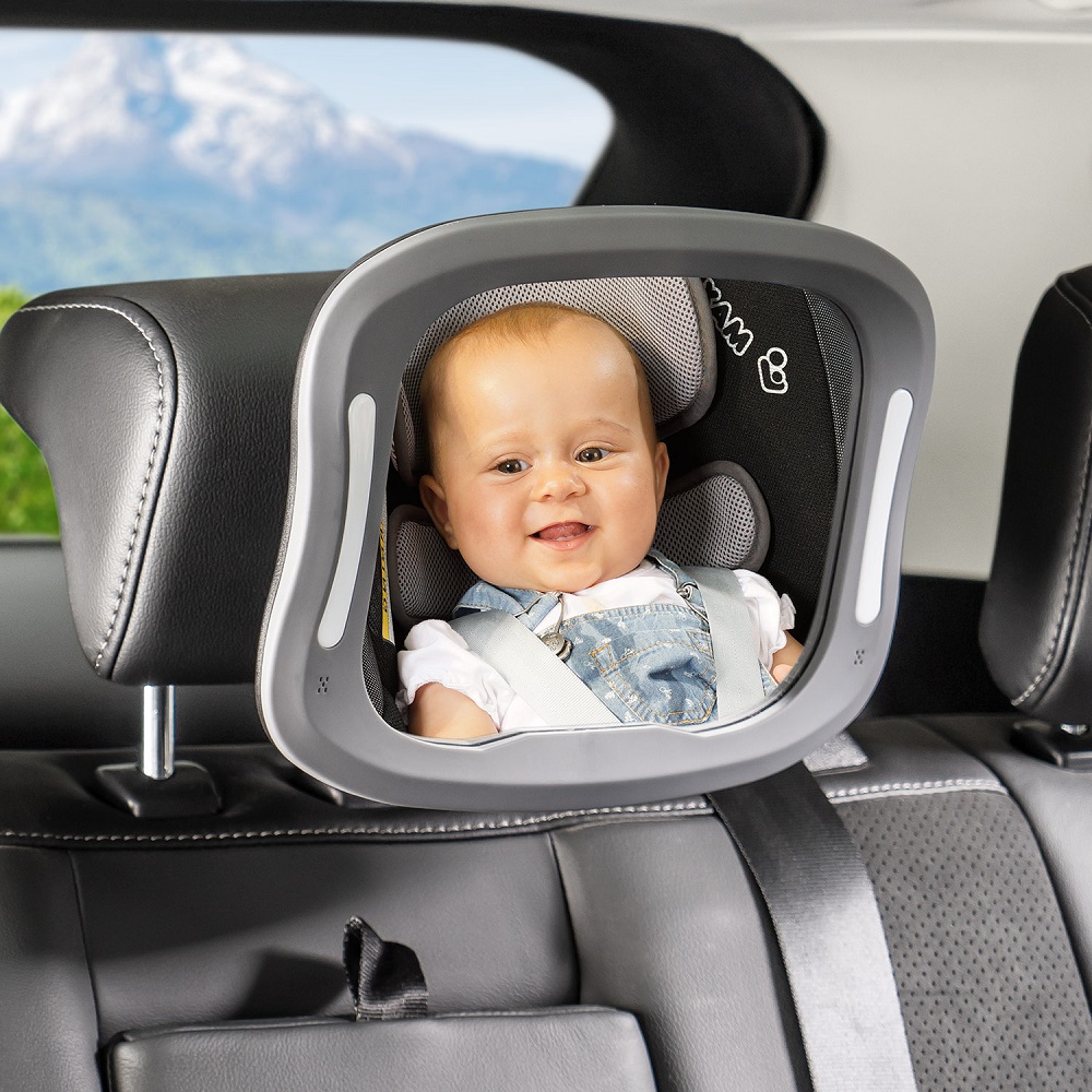 Car baby mirror Reer BabyView LED