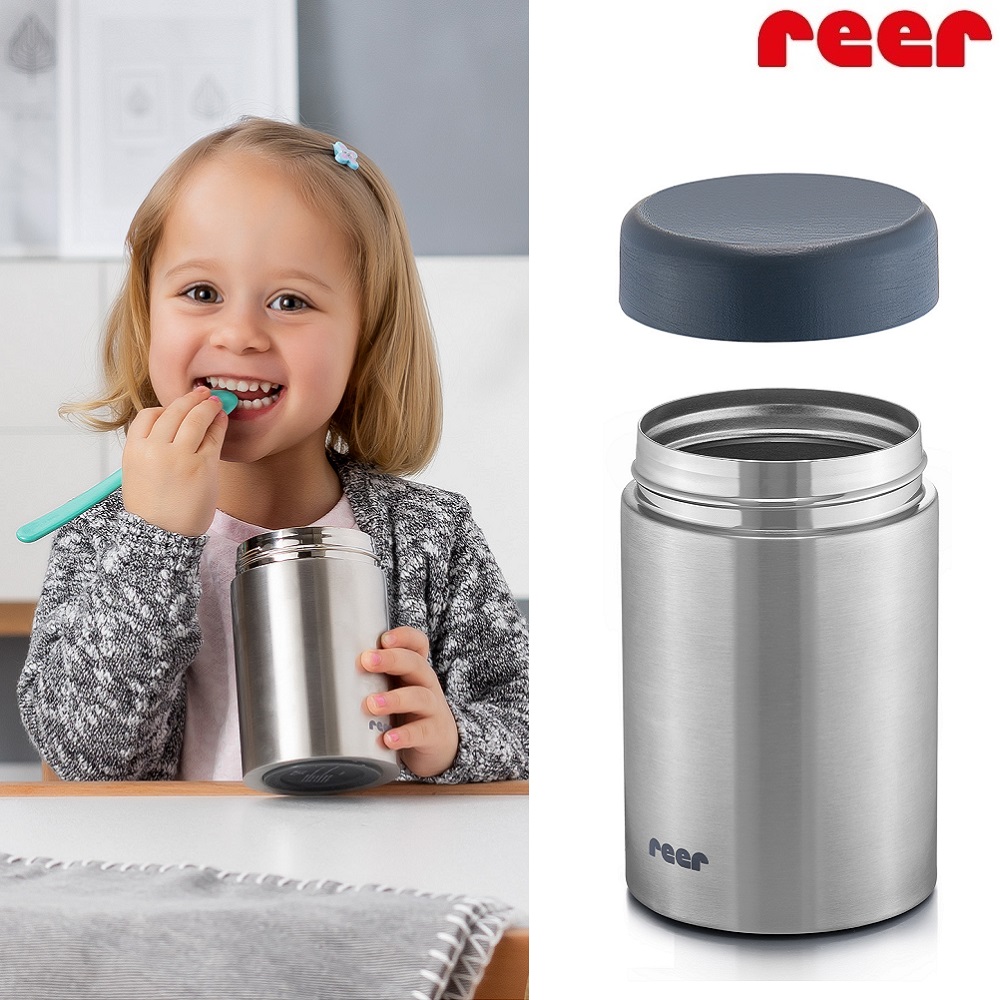 Food thermos Reer Pure Stainless Grey