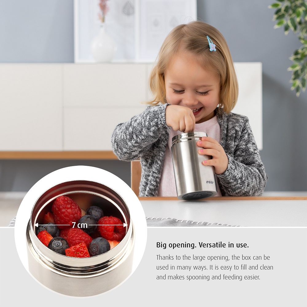 Food thermos Reer Pure Stainless Grey