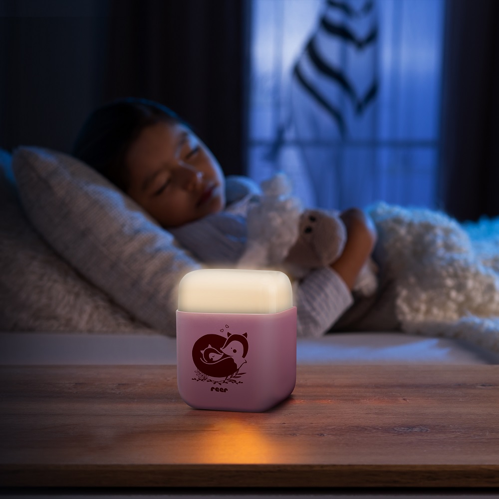 Night light for children Reer Pink Cube