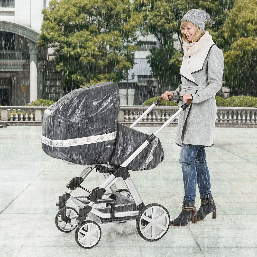 Rain cover for sibling prams - Reer RainCover Duo