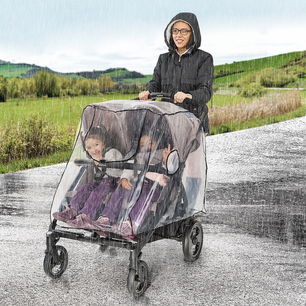 Rain Cover for Twin Prams Reer RainCover Twin