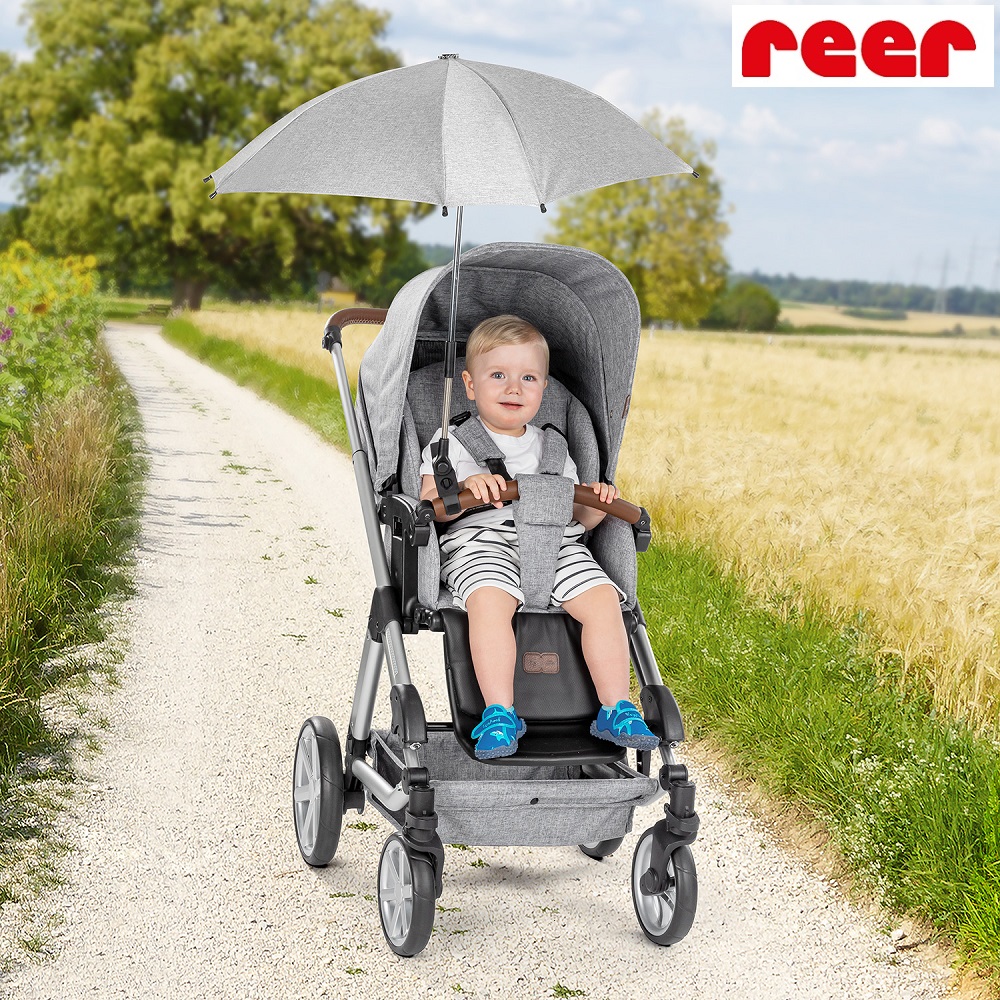 Sun umbrella for pram Reer Grey