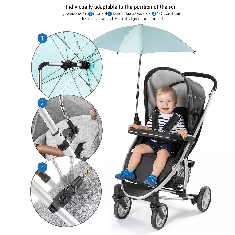 Sun umbrella for pram Reer Mint