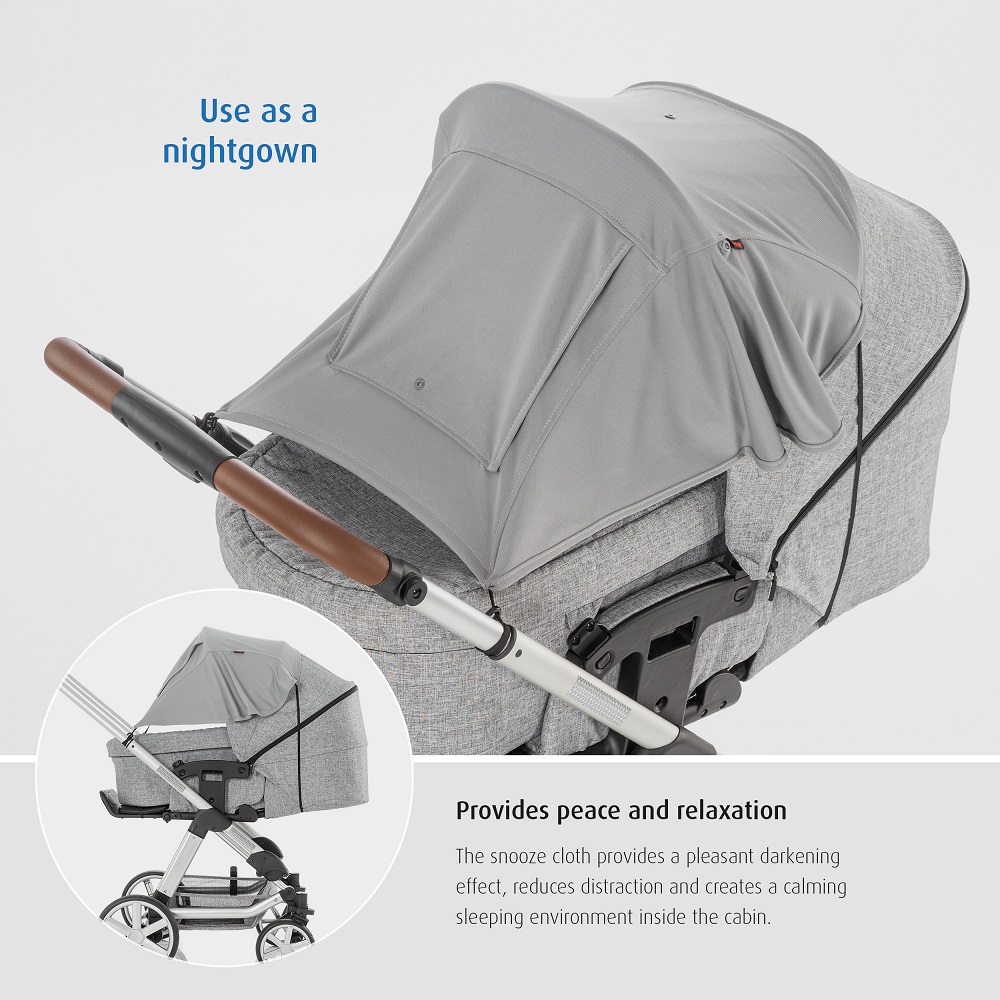 Sun shade for prams Reer ShineSafe Premium Grey