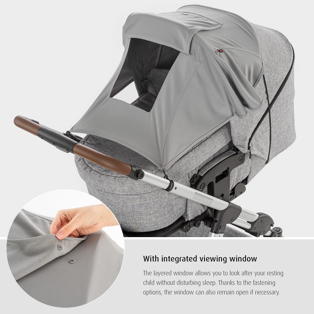 Sun shade for prams Reer ShineSafe Premium Grey