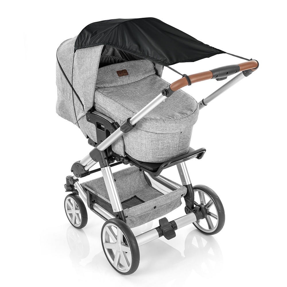 Sunshade for prams and stollers Reer Black