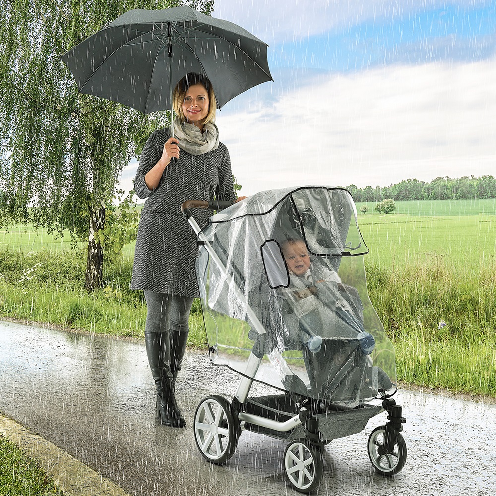 Rain cover for sibling prams - Reer RainCover Duo