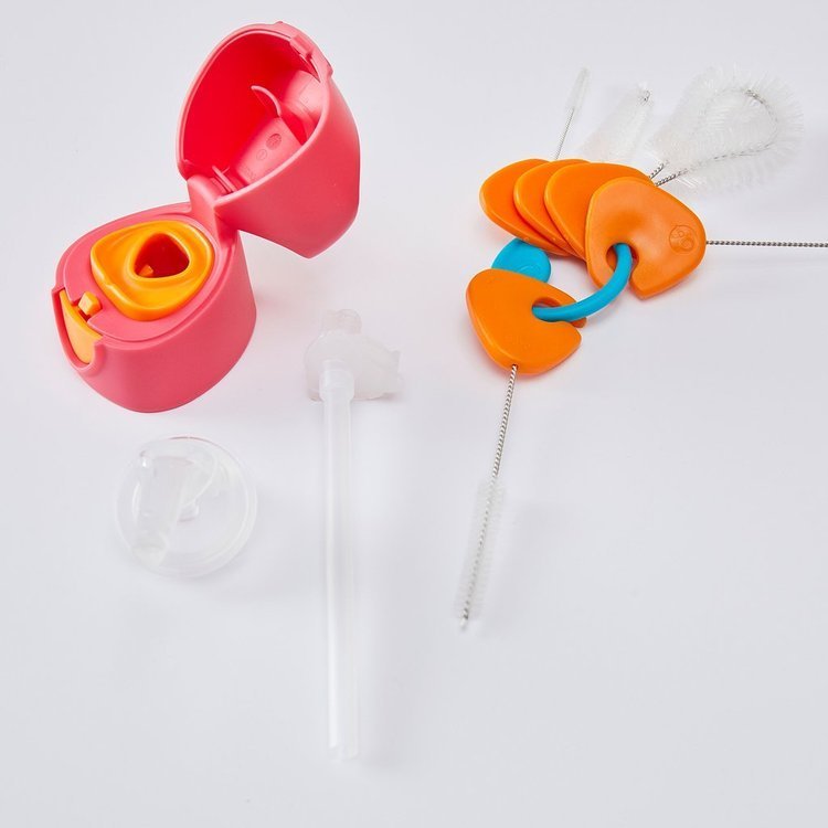 Cleaning brushes for baby bottles B.box Cleaning Brush Set Orange