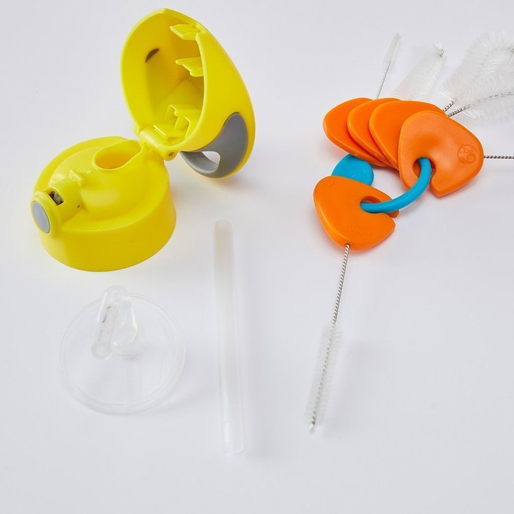 Cleaning brushes for baby bottles B.box Cleaning Brush Set Orange