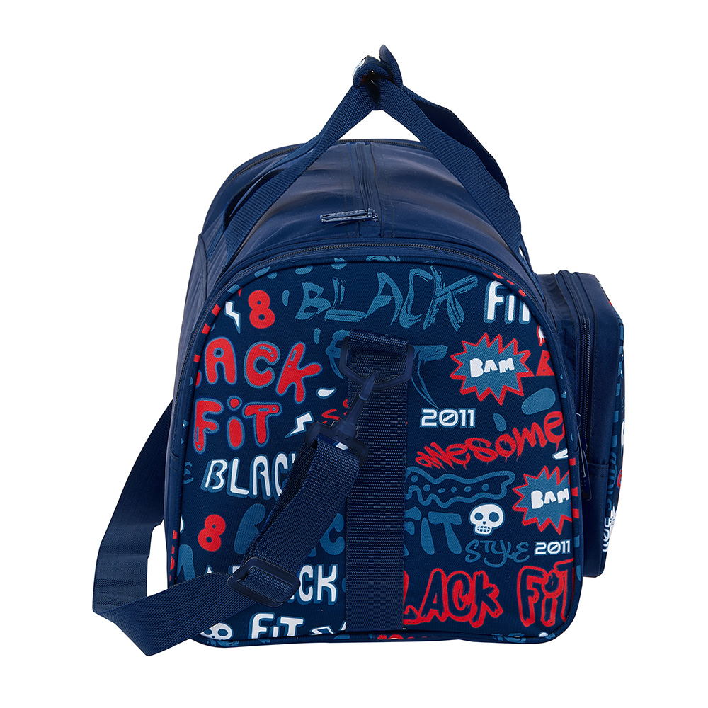 Duffle bag for kids Blackfit8 Letters
