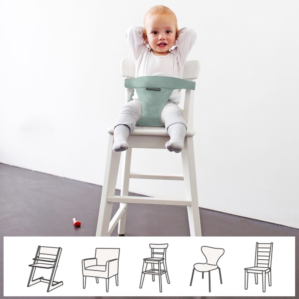 Travel high chair Minimonkey Mesh Pocket Light Green