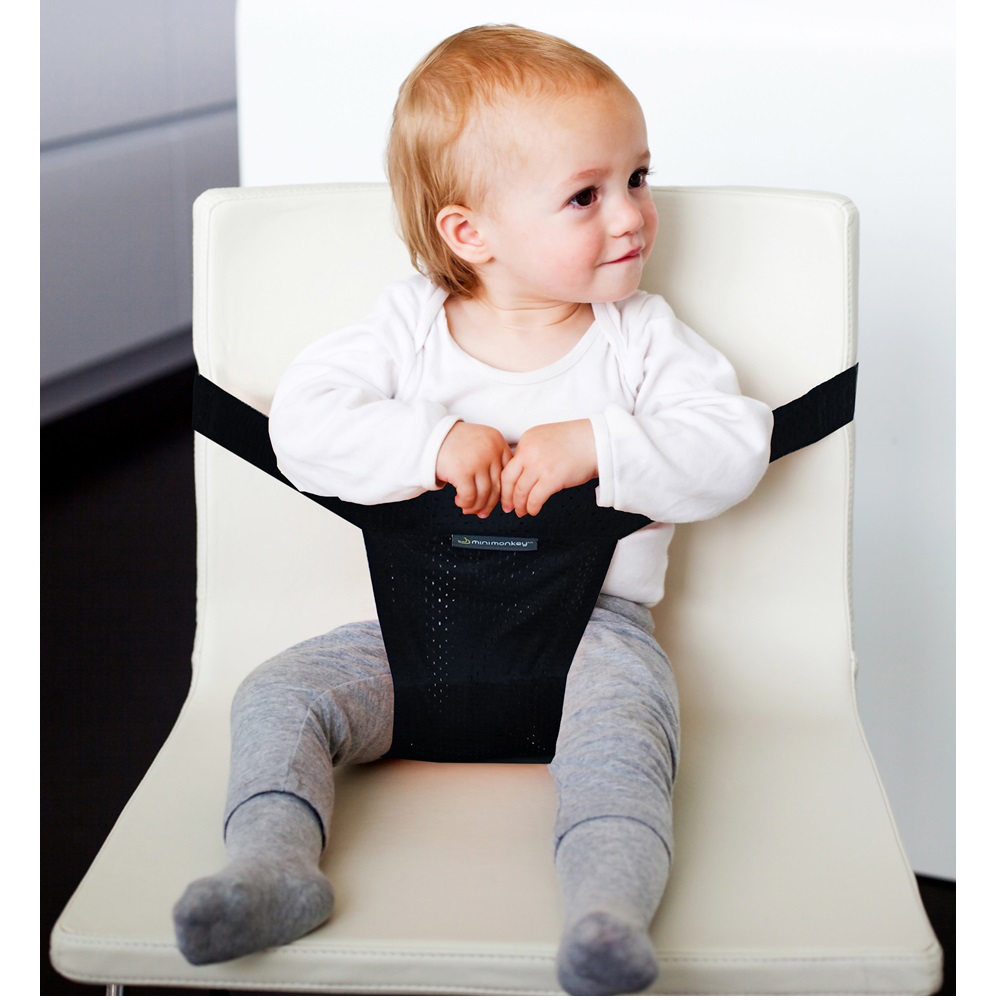 Travel High Chair - Minimonkey Pocket Minichair Black