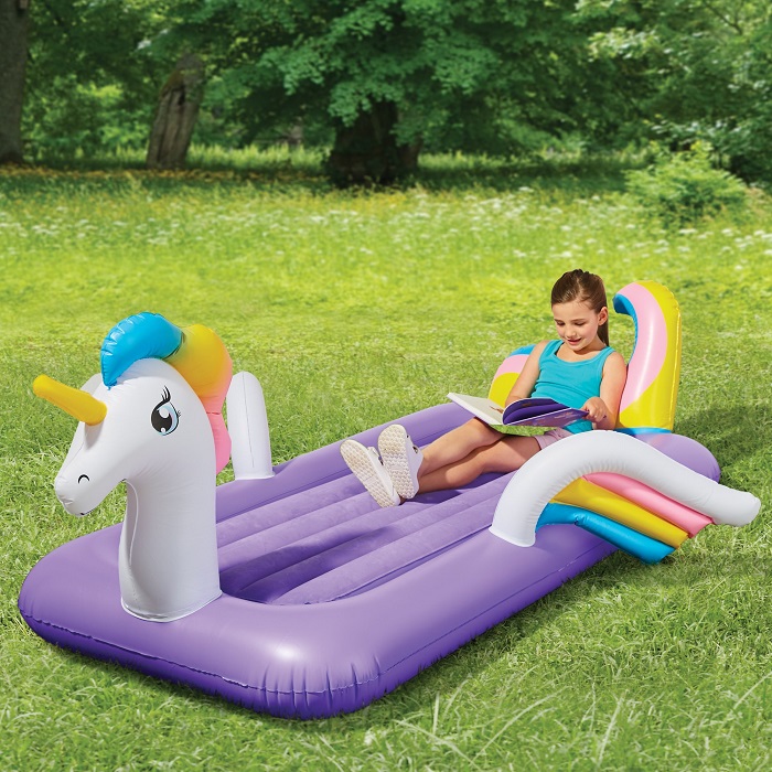 Inflatable travel bed for dids Bestway Unicorn