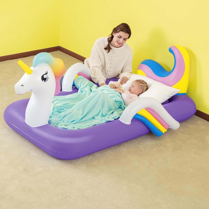 Inflatable travel bed for dids Bestway Unicorn