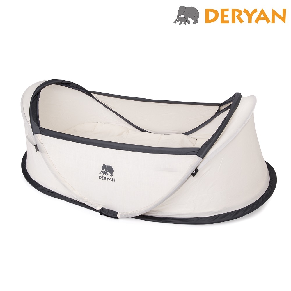 Baby travel cot Deryan Baby Box cream