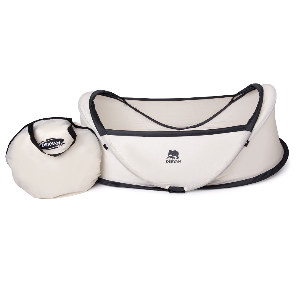 Baby travel cot Deryan Baby Box cream
