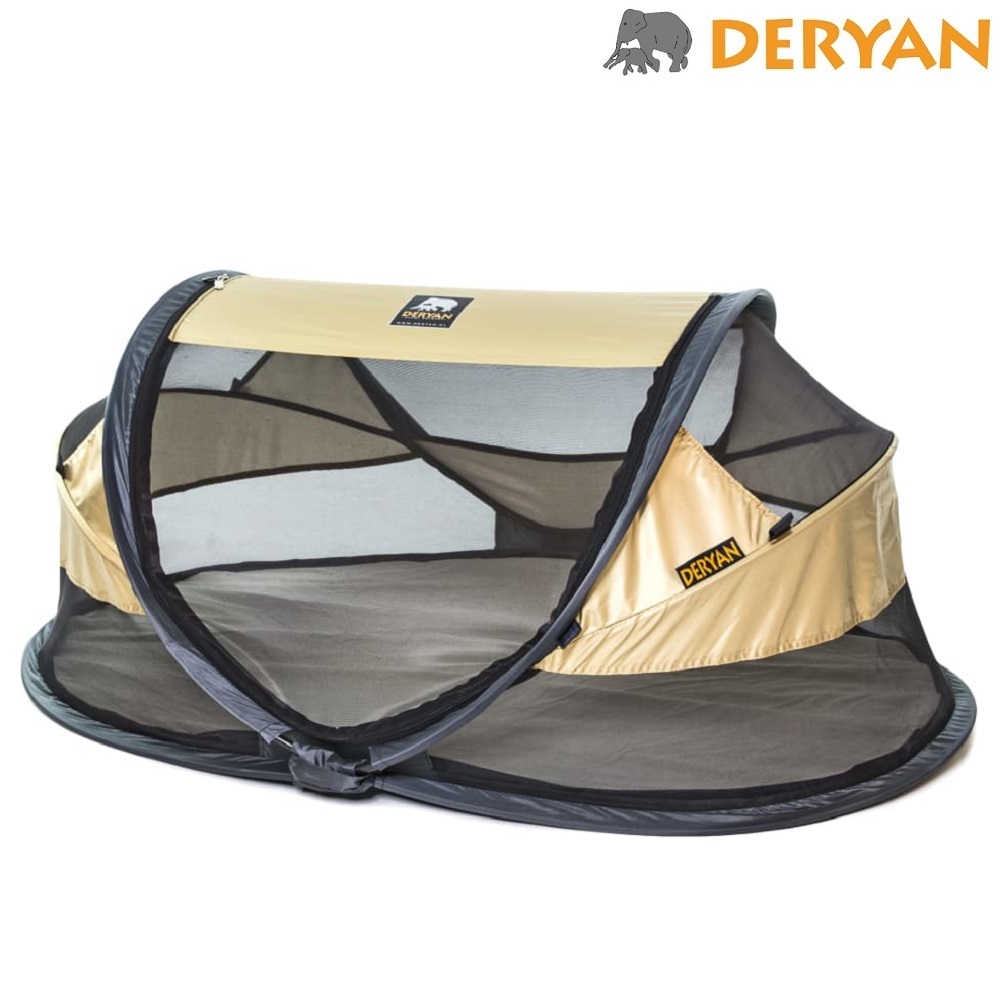 Travel cot Deryan Baby Luxe Gold