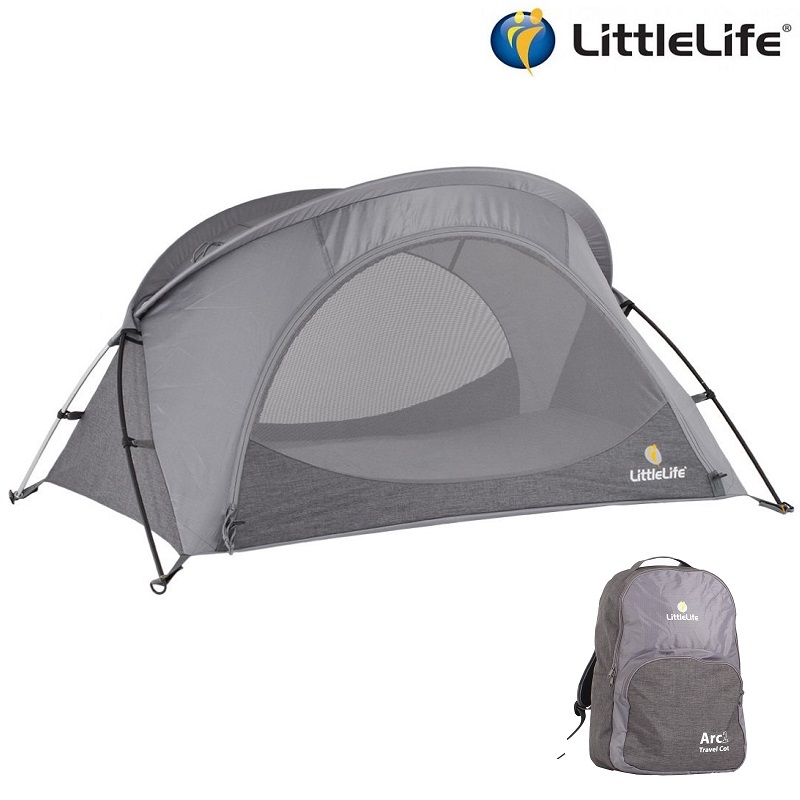 Travel Cot LittleLife Arc 2 Grey