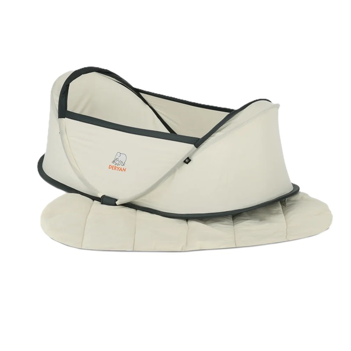 Baby Travel Cot - Deryan Infant Baby Cream