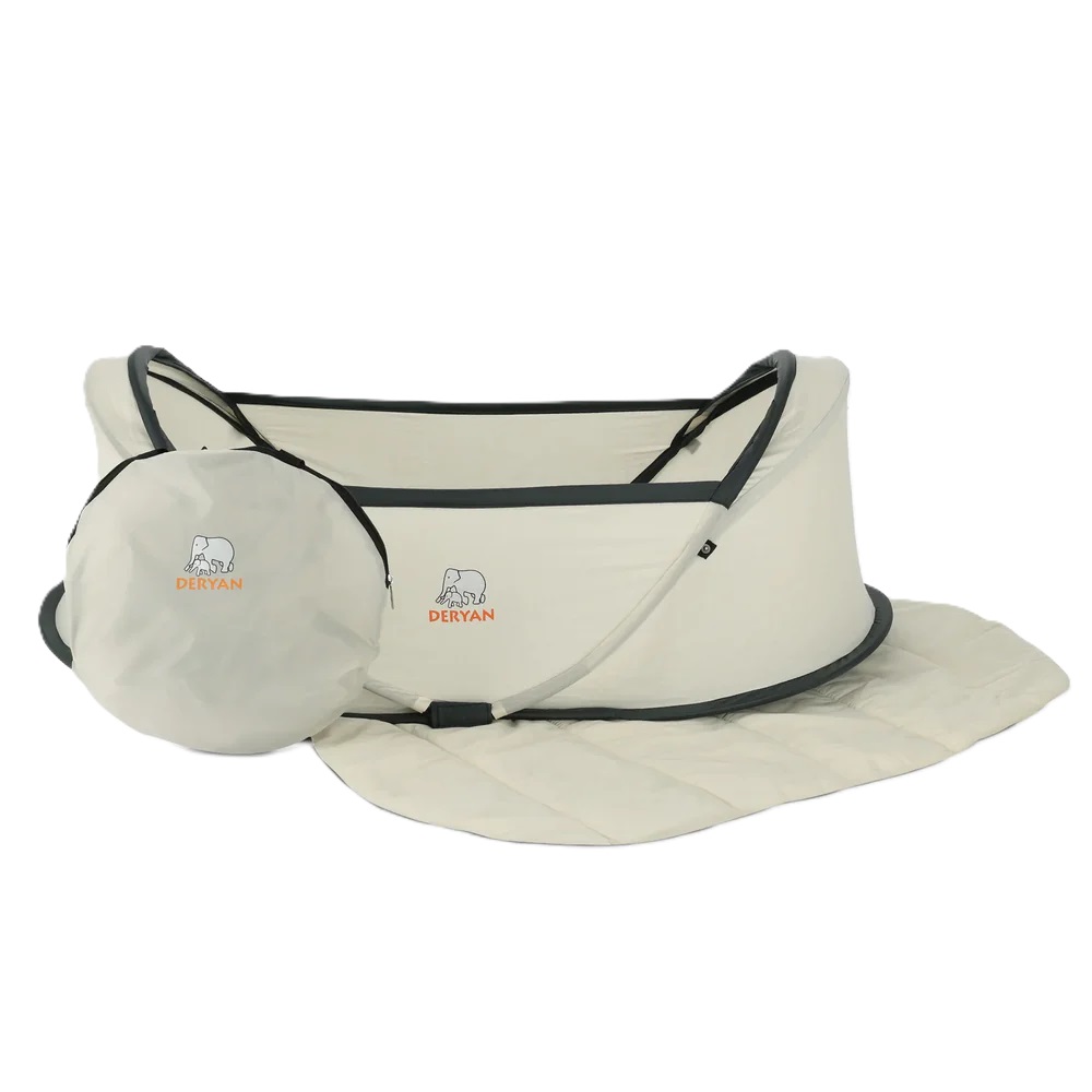 Baby Travel Cot - Deryan Infant Baby Cream
