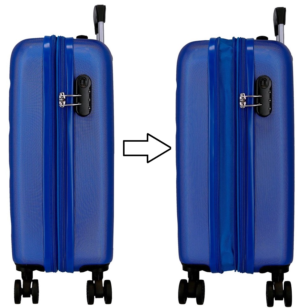 Suticase for kids Roll Road Flex Blue