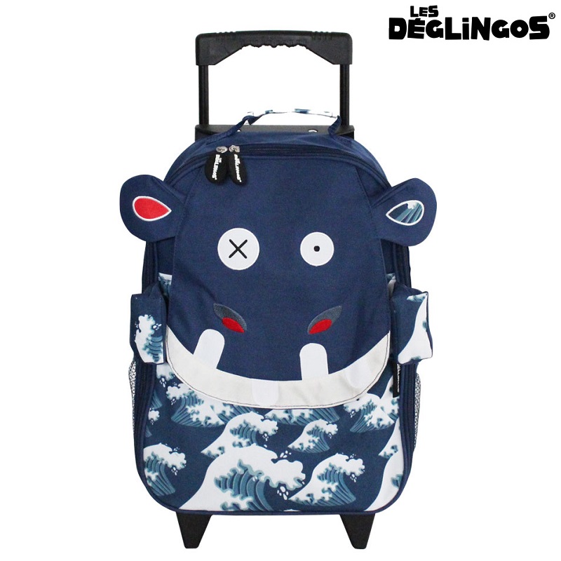 Suitcase for children Les Deglingos Hippo