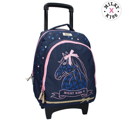 Trolley backpack for kids Milky Kiss We Are One